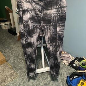 Reebok Kids Monochrome Graphic Leggings